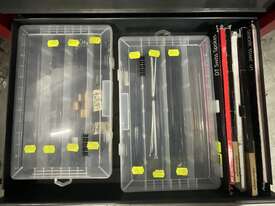 Repco Tool Box Full with Bike Spokes and Parts - picture0' - Click to enlarge