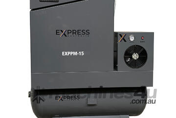 Screw Compressor PM VSD Package 11kW (15HP) with tank and dryer