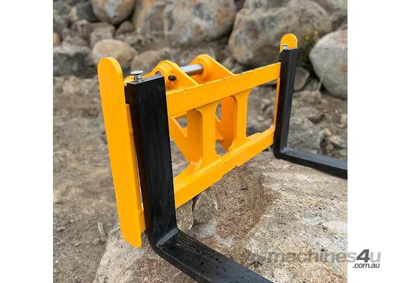 caption (BRAND NEW) Excavator Pallet Forks 7T - 14T