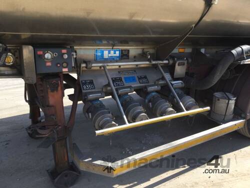 caption 2009 Marshall Lethlean MLTTA20DER Tandem Axle Fuel Tanker Combination