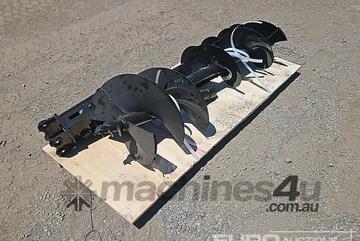 Unused 2024 Captok Excavator Attachments (3 of),8in Auger, With 12in, 16in Auger Rod, Pin Diameter 1