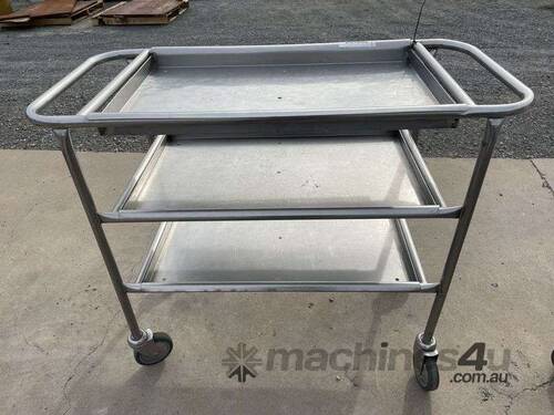 3 Shelf Stainless Steel Trolley