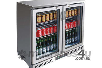 SC248SG Two Door Stainless Steel Bar Cooler