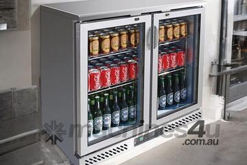 SC248SG Two Door Stainless Steel Bar Cooler