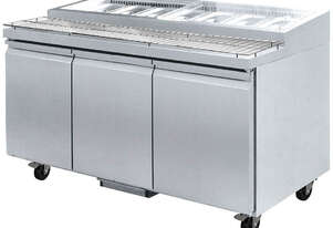 PWB200 Three door DELUXE Pizza Prep Bench