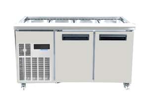 Thermaster Two Door Cold Bench Salad Station 4x1/1 GN Pans PG150FA-XB