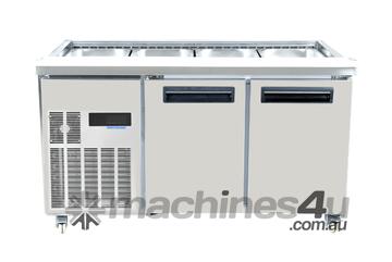 Thermaster Two Door Cold Bench Salad Station 4x1/1 GN Pans PG150FA-XB