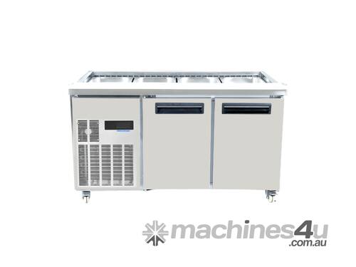 Thermaster Two Door Cold Bench Salad Station 4x1/1 GN Pans PG150FA-XB