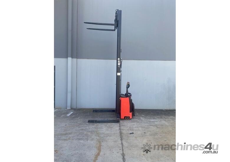 caption Walkie stacker with flip platform can be used as ride on or walkie unit in very good condition