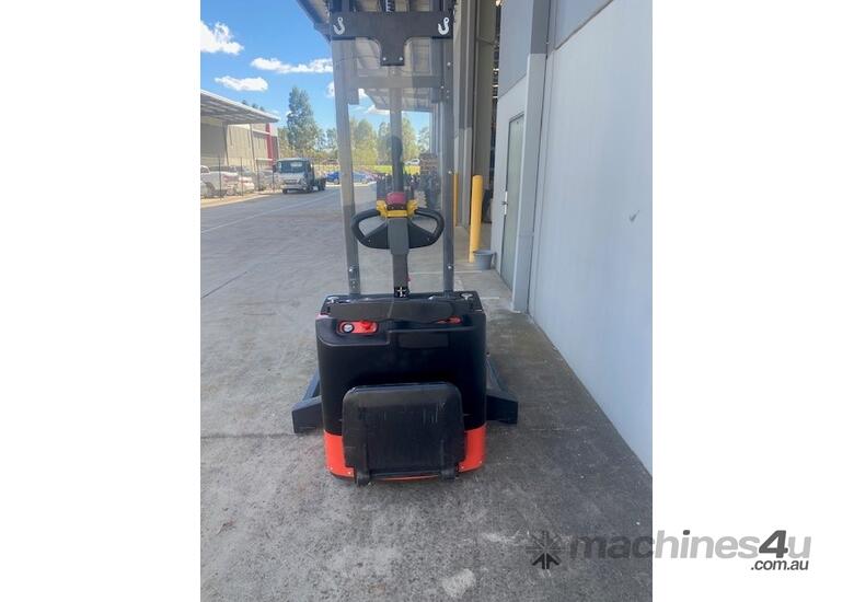 caption Walkie stacker with flip platform can be used as ride on or walkie unit in very good condition