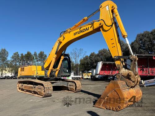 caption Hyundai Robex 500LC-7 Excavator (Steel Tracked)