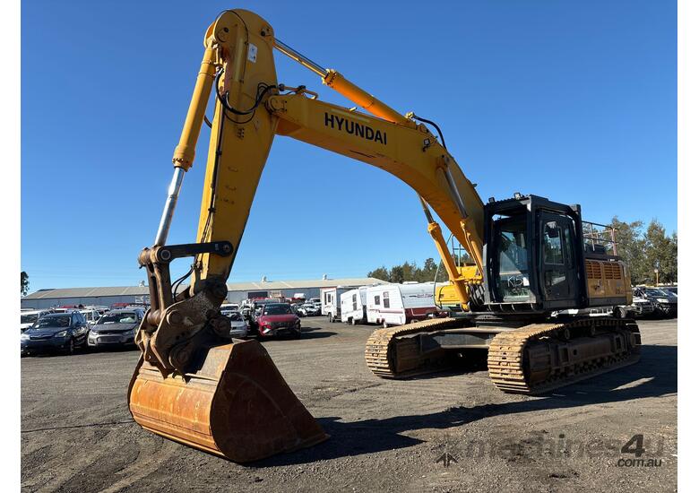 caption Hyundai Robex 500LC-7 Excavator (Steel Tracked)