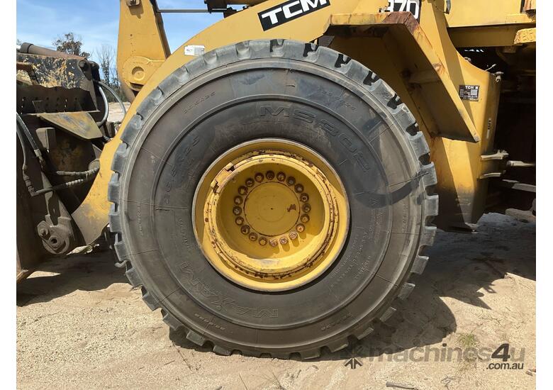 caption TCM 870 Wheeled Loader