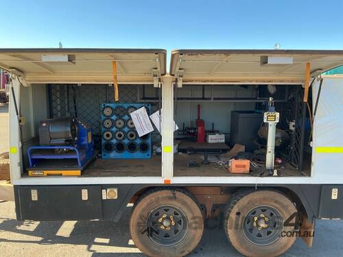 caption 2021 Sureweld Dual Axle Enclosed Trailer