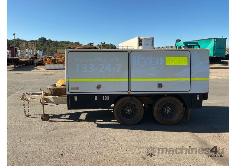 caption 2021 Sureweld Dual Axle Enclosed Trailer