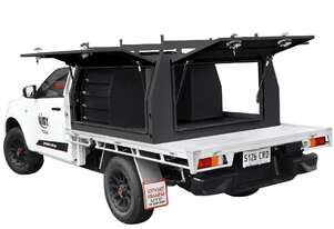 469Pc Introductory Powder Coated Aluminium Canopy Kit (1780X1780X860Mm) (Black Knight)