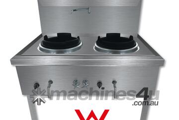 Gasmax Stainless Steel Waterless Lpg Double Wok Ww 2L
