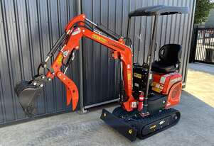 Mini Excavator 1.2 T RHINOCEROS XN12-8 Package Deal with 3 Cyl KUBOTA Engine