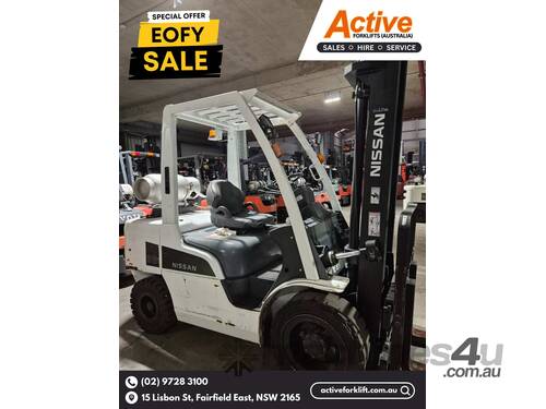 [EOFY Sale!]  Nissan UG1FA35DU Forklift | 3.5 Tonne Capacity | 2016 Model | Power & Precision