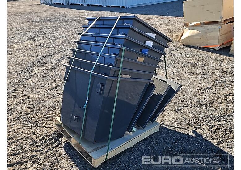 Unused Dumping Hopper Bins (7 of) 