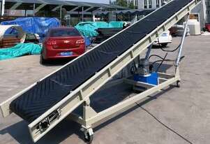 Conveyor, Stacker, 12meter, 800mm Troughed belt, Hopper, Hydraulic lift