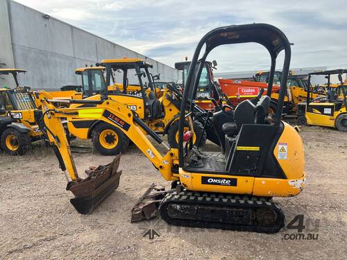 2016 JCB 8018 EXCAVATOR AND ALLOY TRAILER PACKAGE U4887