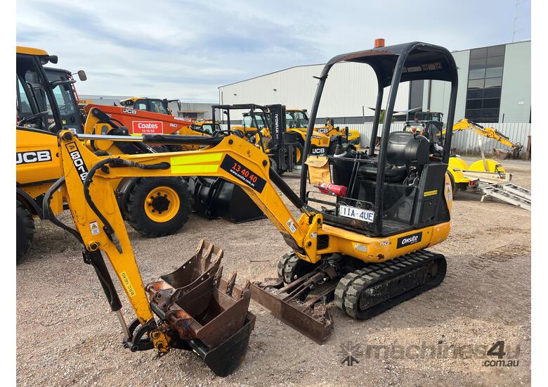 2016 JCB 8018 EXCAVATOR AND ALLOY TRAILER PACKAGE U4887