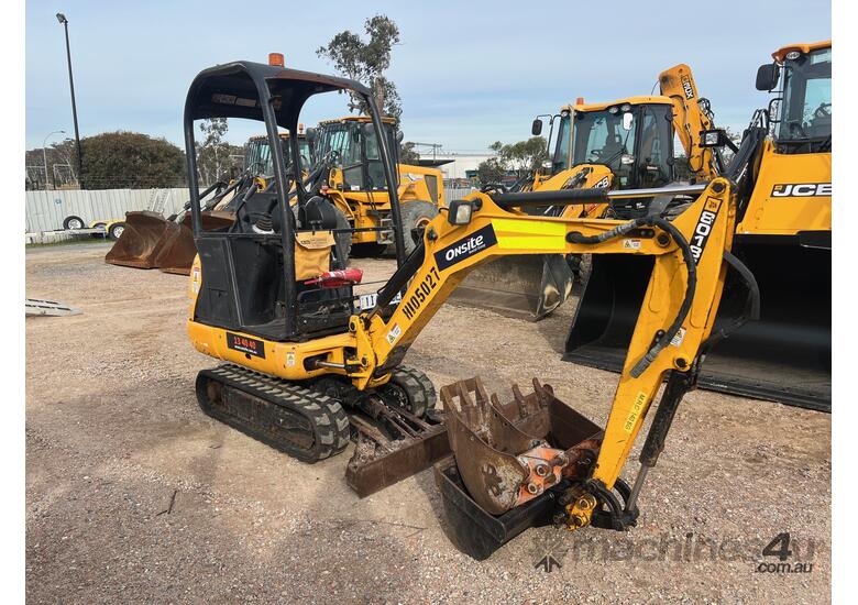 2016 JCB 8018 EXCAVATOR AND ALLOY TRAILER PACKAGE U4887