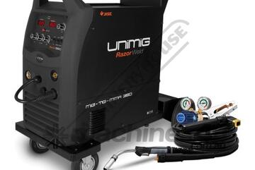 MIG/TIG/STICK WELDER RAZOR 350 COMPACT WESTERN AUSTRALIA ONLY! 15-350 Amps Welding Current Range