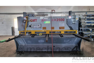 09/2006, CMT AU 4 X 2500, Industrial Hydraulic Sheer Guillotine Machine