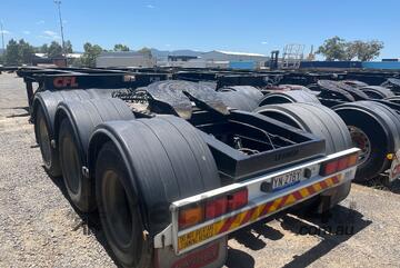 2019 Barker Heavy Duty Tri Axle Tri Axle Skel A Trailer