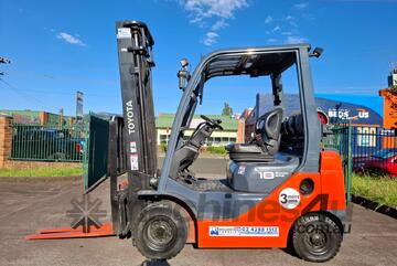 Wollongong Forklift: 2020 Toyota 1.8T LPG, 2-Stage Standard Mast, 3.7m Lift!