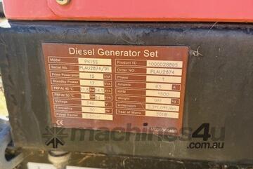 2018 Powerlink PP15S 15kVA Diesel Generator (Ex-Coates Hire: In Situ)