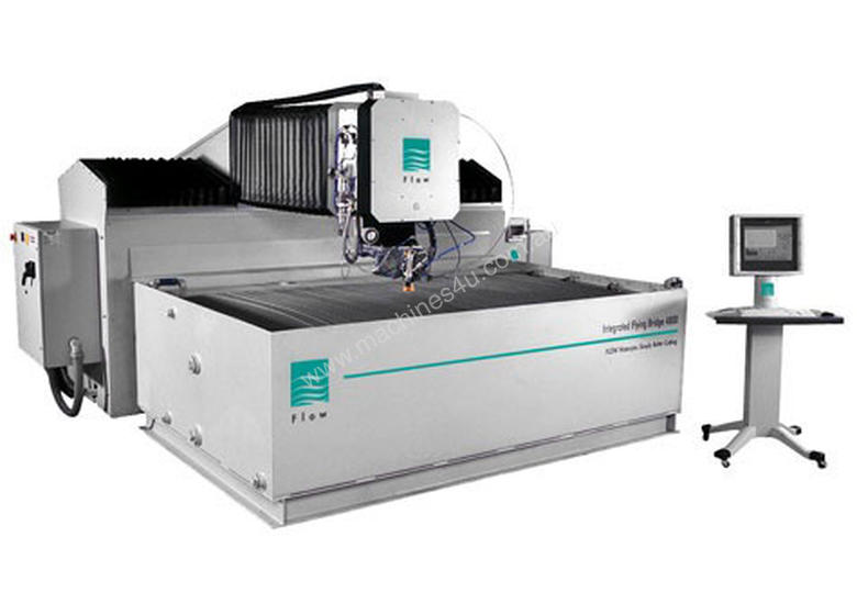 caption Flow Integrated Flying Bridge Waterjet Cutting Sys