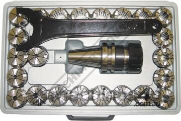 BT40 x ER40 Collet & Chuck Set - 25 Piece Collet Range 3 - 26mm 