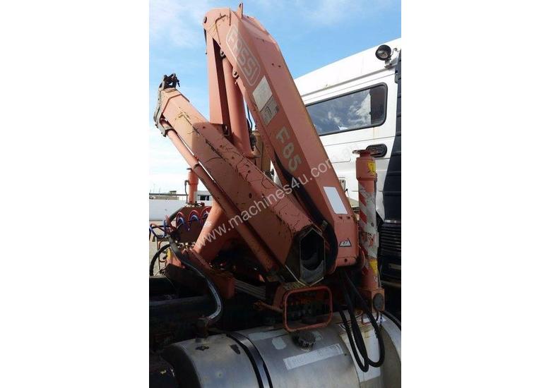 caption Volvo Semi Truck with FASSI Crane. EMUS NQ
