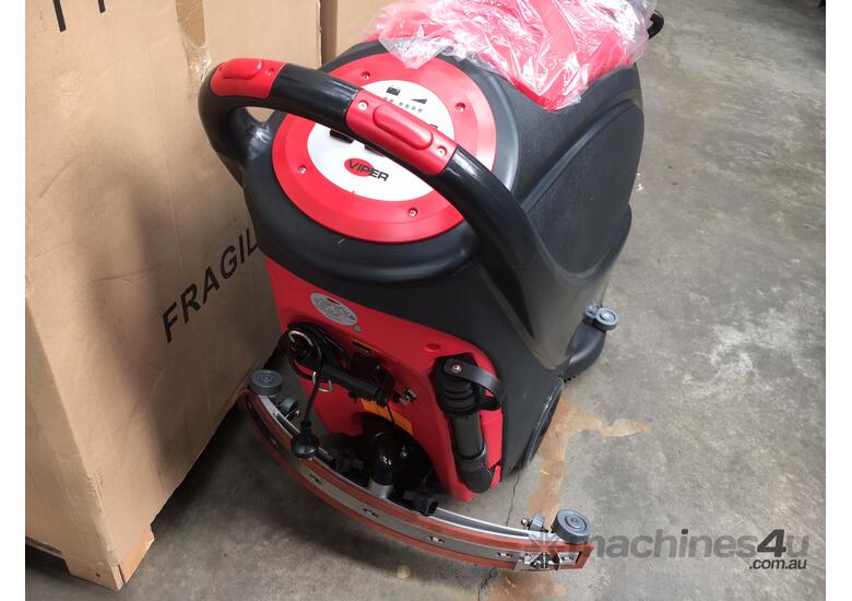 caption WALK BEHIND FLOOR SCRUBBER- AS430