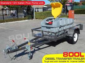800L Diesel Fuel Trailer Lockable with 12V pump - picture0' - Click to enlarge