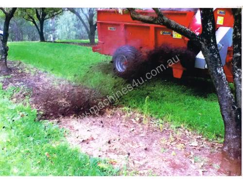 Compost/manure row spreader suit Orchard & Vineyard