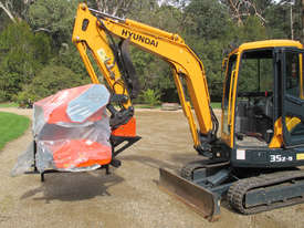 Excavator Pallet Forks Offer with Flail Mulcher purchase - picture1' - Click to enlarge