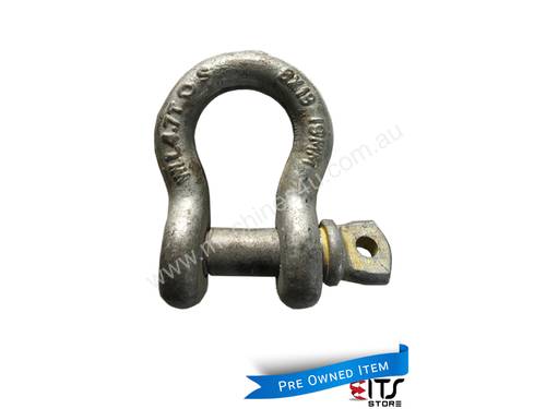 Bow D Shackle 4.7 ton 19mm Rigging Equipment