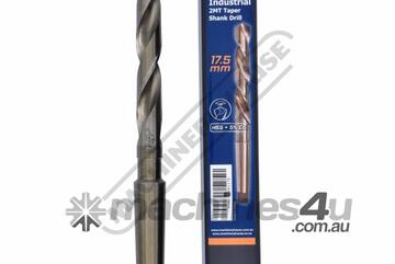 2MT Morse Taper Shank Drill Bit 17.5mm M35 Grade HSS including 5% Cobalt