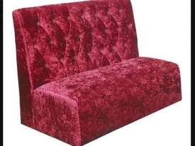 F.E.D. Lounge Double Red Velvet 1100x1100x1100 - SL12-295D - picture0' - Click to enlarge