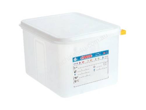 Araven Food Containers GN 1/2 12.5Ltr with Lids (Box 4)