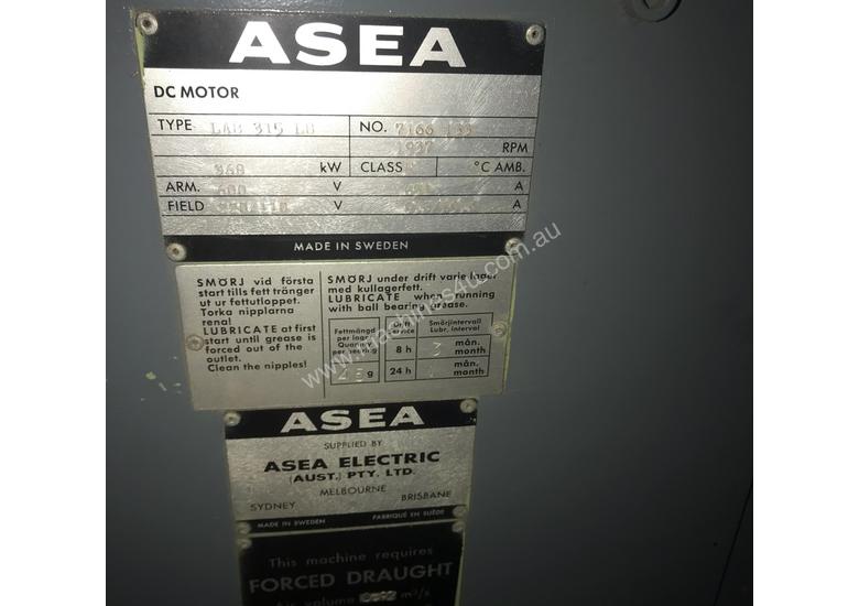 caption 370 kw 500 hp 2000 rpm 600 volt 315 frame DC Electric Motor