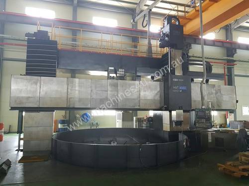 Hwacheon HVT-4550M CNC Vertical Turning Mill. 2015 model in excellent condition.
