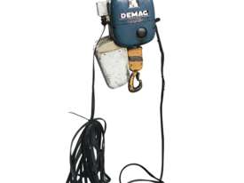 Demag Electric Chain Hoist SWL 1 Ton 3 Phase 415 Volt Electric Shop Crane & Carr - picture0' - Click to enlarge