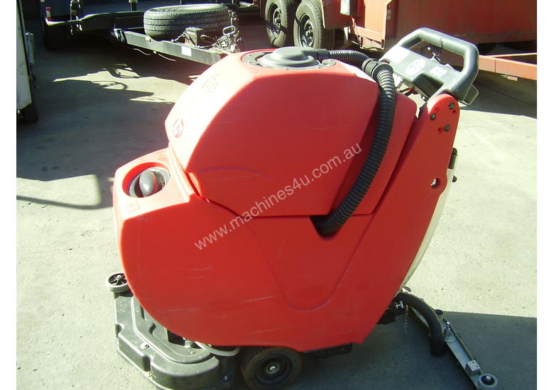caption RCM Go Compact Battery Scrubber/Drier Walk Behind Floor Vacuum Scrubber