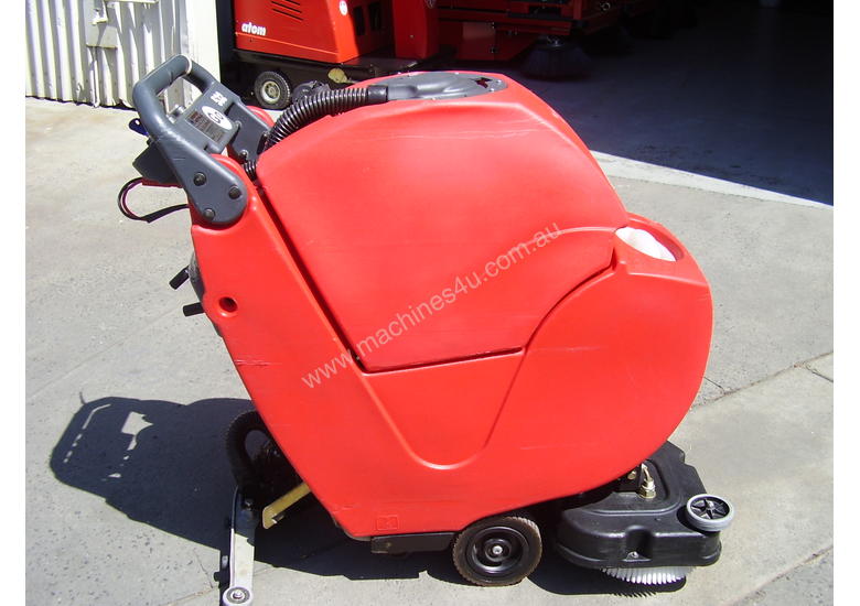 caption RCM Go Compact Battery Scrubber/Drier Walk Behind Floor Vacuum Scrubber