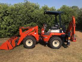 SOLD- another Unit Available- KUBOTA R420 4WD BackHoe Wheel Loader 3.3T 4in1 Bucket, Quick Couple - picture0' - Click to enlarge